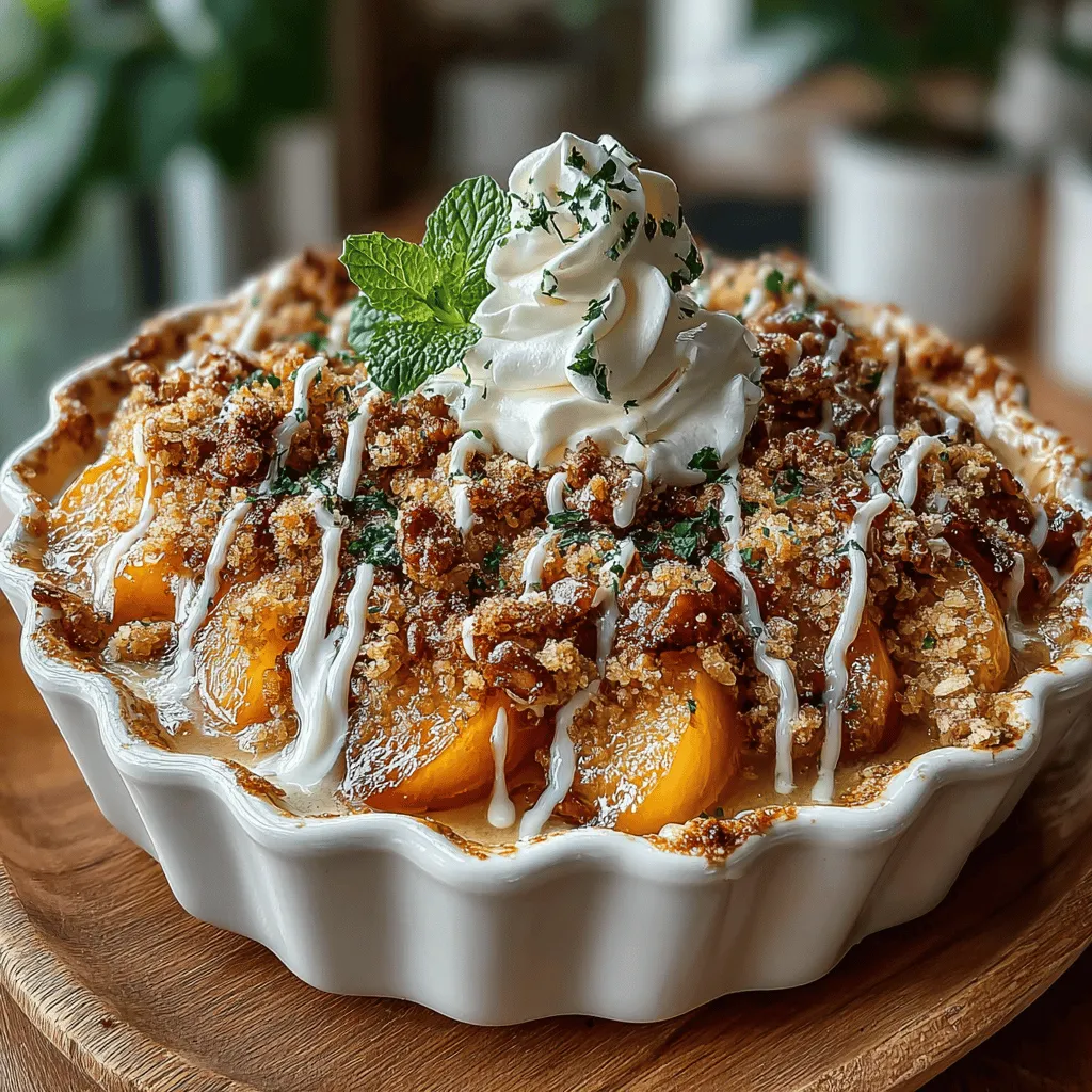 As the sun shines brightly and summer fruits come into season, there's an undeniable allure to creating desserts that capture the essence of the warm months. Among the multitude of summer delicacies, peach-based recipes stand out for their vibrant flavor, juicy texture, and the nostalgia they evoke. One dessert that perfectly embodies the spirit of summer is the Heavenly Peach Casserole. This dish is a delightful balance of sweetness and texture, making it an ideal choice for any gathering or a cozy evening at home.