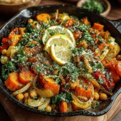 In recent years, the trend toward plant-based eating has gained tremendous momentum, driven by an increased awareness of health, sustainability, and culinary creativity. One dish that beautifully embodies these values is the Savory Sweet Potato & Eggplant Chickpea Skillet. This vibrant, nutrient-packed meal not only satisfies the palate but also nourishes the body with its wholesome ingredients. The combination of sweet potatoes, eggplants, and chickpeas creates a delightful medley of flavors and textures, making it an excellent choice for anyone looking to incorporate more plant-based meals into their diet.