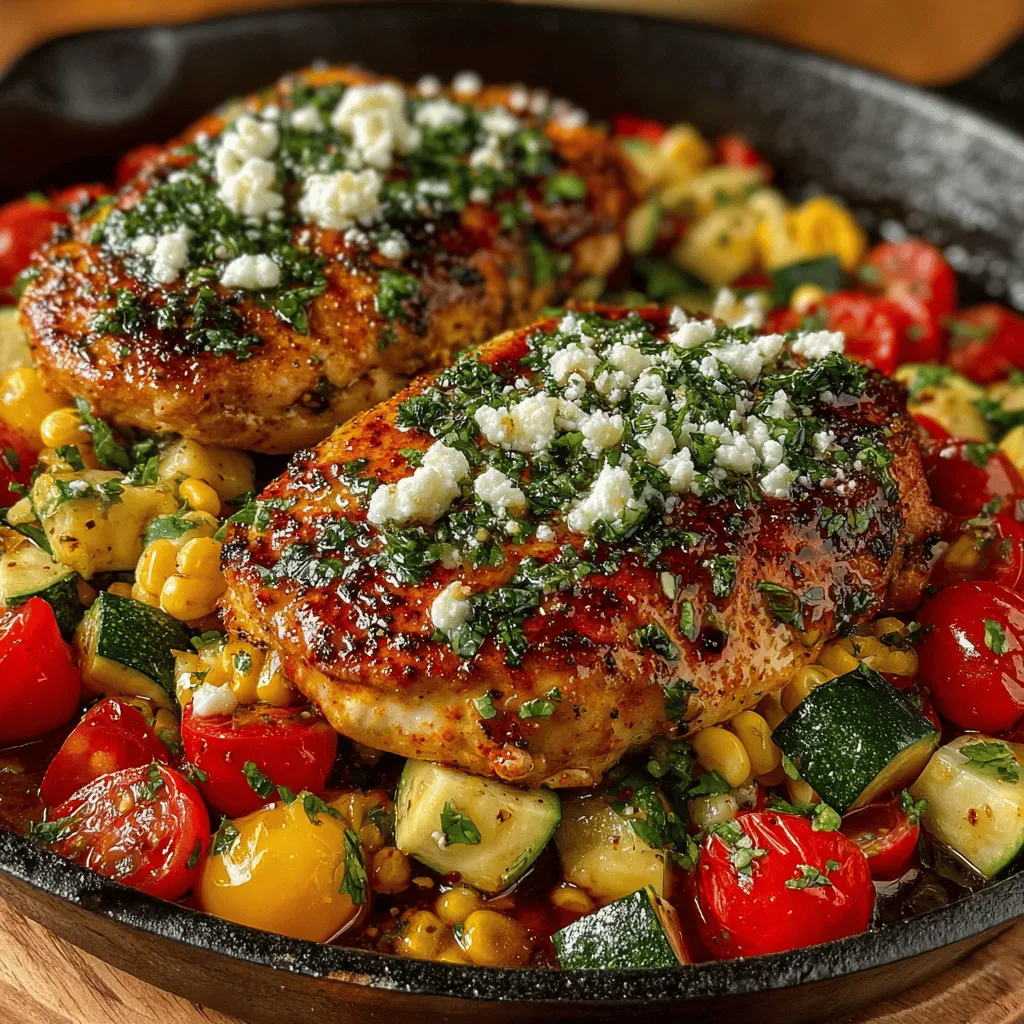 As the sun shines brighter and the days grow longer, there's nothing quite like a fresh and vibrant dish to celebrate the summer season. Enter the Sun-Kissed Fresh Summer Chicken Skillet—a delightful one-pan meal that perfectly encapsulates the essence of summertime cooking. This recipe brings together juicy chicken breasts, colorful vegetables, and aromatic herbs, resulting in a dish that is not only visually appealing but also bursting with flavor and nutrition.