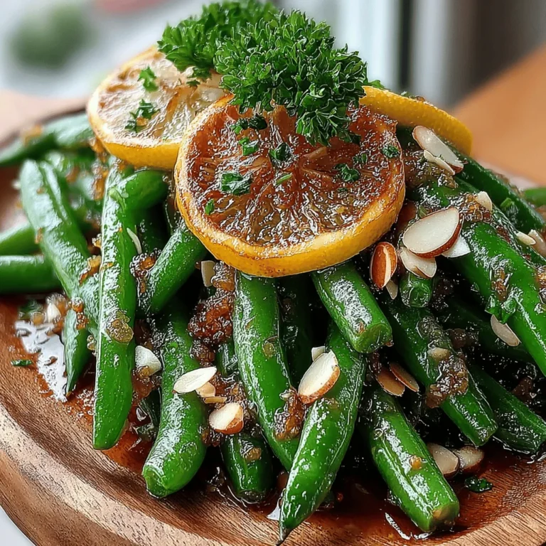 In the world of culinary delights, few dishes can boast the vibrant combination of flavors and textures that Garlicky Almond Delight offers. This delightful recipe features fresh green beans, slivered almonds, and a medley of aromatic ingredients, creating a dish that is not only visually appealing but also bursting with flavor. Whether you’re looking for a healthy side dish to complement your main course or a light meal that stands on its own, Garlicky Almond Delight fits the bill perfectly.