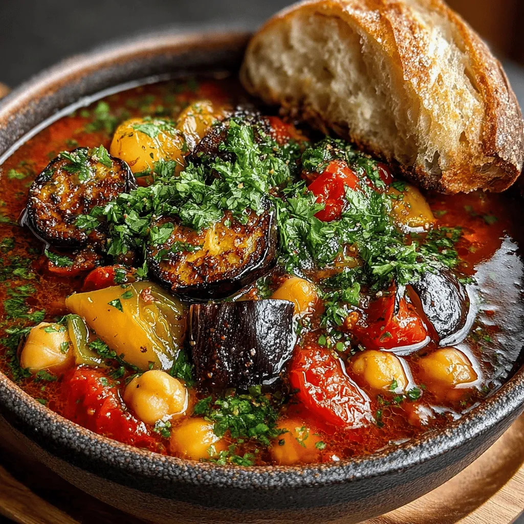 If you're on the lookout for a hearty and nutritious dish that packs a punch, look no further than Spicy Eggplant & Chickpea Hatch Chili Stew. This captivating recipe beautifully marries the rich, earthy flavors of eggplant and chickpeas with the vibrant heat of Hatch green chiles. Whether you're a seasoned home cook or a culinary novice, this stew promises to warm your soul and tantalize your taste buds.