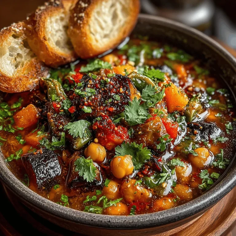 If you're on the lookout for a hearty and nutritious dish that packs a punch, look no further than Spicy Eggplant & Chickpea Hatch Chili Stew. This captivating recipe beautifully marries the rich, earthy flavors of eggplant and chickpeas with the vibrant heat of Hatch green chiles. Whether you're a seasoned home cook or a culinary novice, this stew promises to warm your soul and tantalize your taste buds.