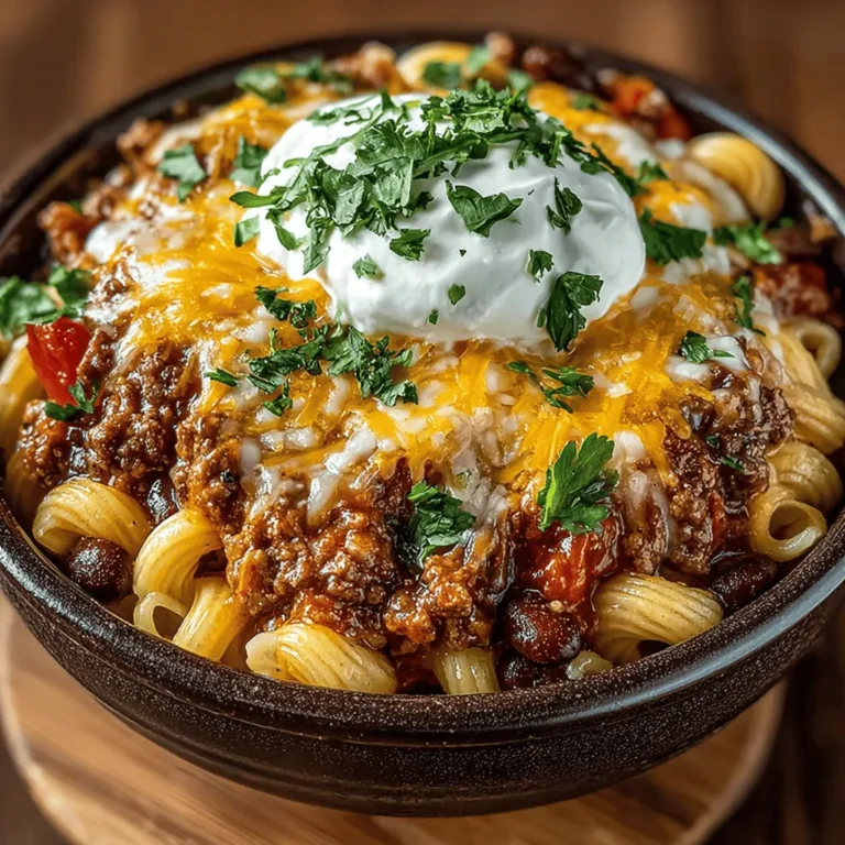 As the back-to-school season approaches, families are often on the lookout for quick, nutritious, and satisfying meal options to accommodate their busy schedules. The Back to School Chili Pasta Bowls are a delightful solution, offering a harmonious blend of flavors and textures that appeal to both kids and adults alike. This recipe not only provides comfort through its hearty ingredients but also delivers a nutritional punch with ample protein, fiber, and vegetables.