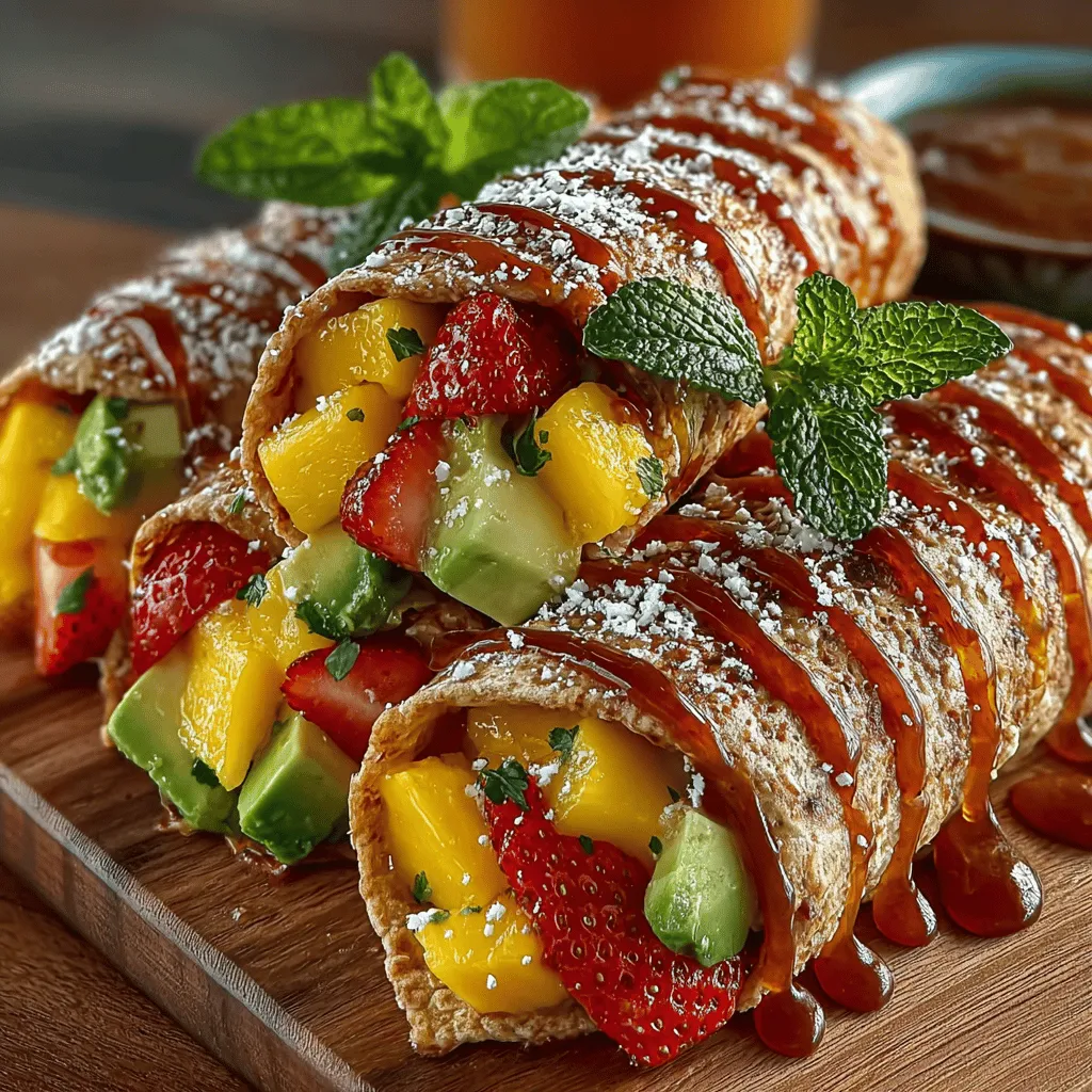 As the warmth of summer approaches, the culinary world often turns to the vibrant and refreshing flavors of tropical fruits. These ingredients not only evoke the essence of sunny beaches and balmy breezes but also possess unique qualities that can elevate any meal. One such recipe that beautifully embodies this tropical allure is the Tropical Bliss Sweet and Spicy Fruit Wraps. This dish combines the sweetness of fresh fruits with a hint of spice, creating an exciting flavor profile that is as nutritious as it is delicious.