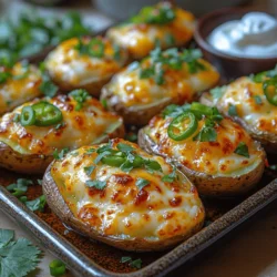 When it comes to appetizers that can truly steal the show, Spicy Mini Cheddar Jalapeño Potato Skins are at the top of the list. Whether you're hosting a game day gathering, a casual family dinner, or an intimate get-together with friends, these delicious bites are sure to impress. The combination of crispy, baked potato skins filled with a spicy, cheesy mixture creates a delightful symphony of flavors and textures that appeals to a wide range of palates. This recipe not only satisfies cravings for something savory but also offers a comforting familiarity, making it a beloved choice for any occasion.