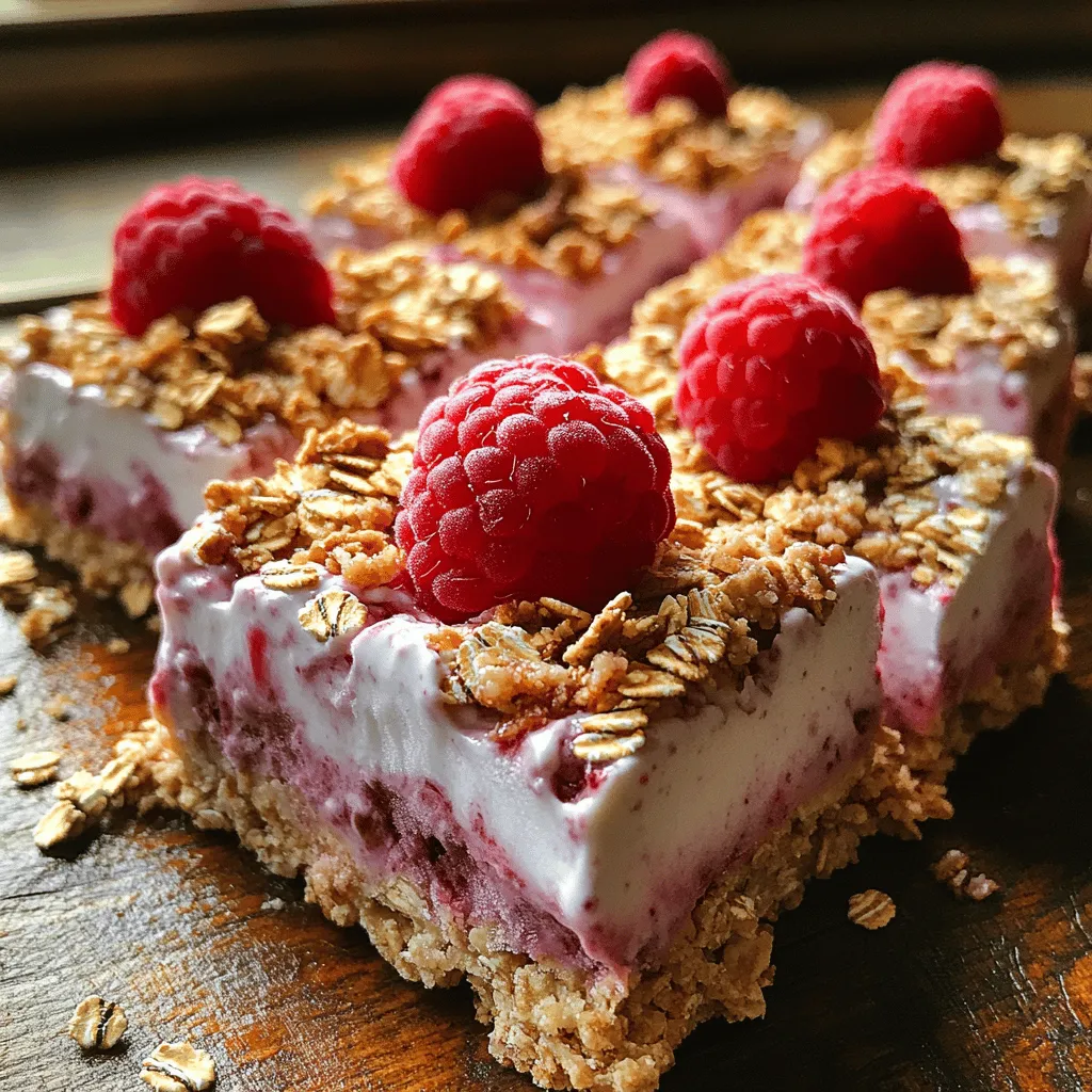 To get that beautiful golden hue for the oat layer of your Frozen Yogurt Raspberry Oat Bars, it’s essential to monitor your baking time closely. Aim for a light golden color rather than a dark brown, as over-baking can lead to a dry texture. Here are some tips to help you achieve the perfect golden color: