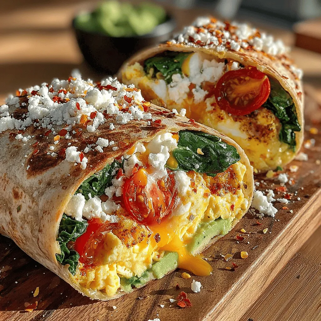 In a world where quick meals often compromise nutrition, the Avocado Egg & Spinach Wrap Delight emerges as a beacon of health and flavor. This delicious wrap combines creamy avocado, protein-packed eggs, and nutrient-rich spinach, all enveloped in a whole grain tortilla. Ideal for any time of day, whether you're looking for a hearty breakfast, a satisfying lunch, or a wholesome snack, this recipe is as versatile as it is delightful.