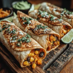 Roasting sweet potatoes is a crucial step in crafting your Sweet Potato Veggie Burritos. This technique not only enhances the natural sweetness of the potatoes but also imparts a rich, caramelized flavor that elevates your burrito filling. Roasting allows for the Maillard reaction to occur, which creates a delightful depth of flavor while achieving a tender, yet slightly crispy texture. This contrast is essential in burritos, where every bite should offer a balance of soft and crunchy sensations.