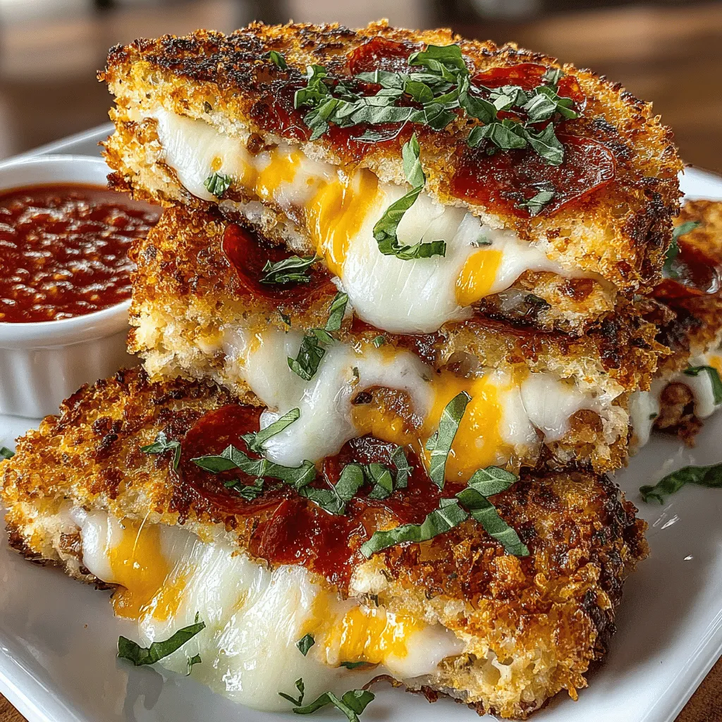 In the world of comfort food, few dishes evoke as much nostalgia and satisfaction as grilled cheese and pizza. Both staples of casual dining, they conjure memories of cozy family dinners and late-night snacks. The Mini Grilled Cheese Pizza Melts bring together the best of both worlds in a fun and delicious twist. Imagine the gooey, melty goodness of cheese encased in crispy, buttery bread, with the savory flavors of pizza toppings—this dish is sure to delight anyone who takes a bite.
