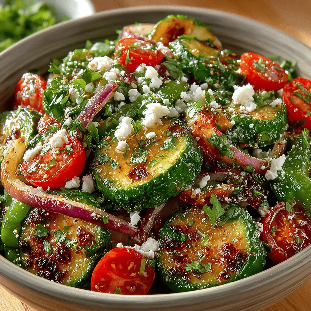As the summer sun blazes overhead, the craving for light, crisp, and flavorful dishes intensifies. One salad that stands out during this season is the Grilled Hatch Chili Cucumber Salad—a vibrant medley that combines the crunch of fresh cucumbers with the smoky heat of Hatch chiles. This dish not only captivates the palate but also offers a refreshing reprieve from the summer heat, making it an excellent choice for picnics, barbecues, or a light lunch at home.