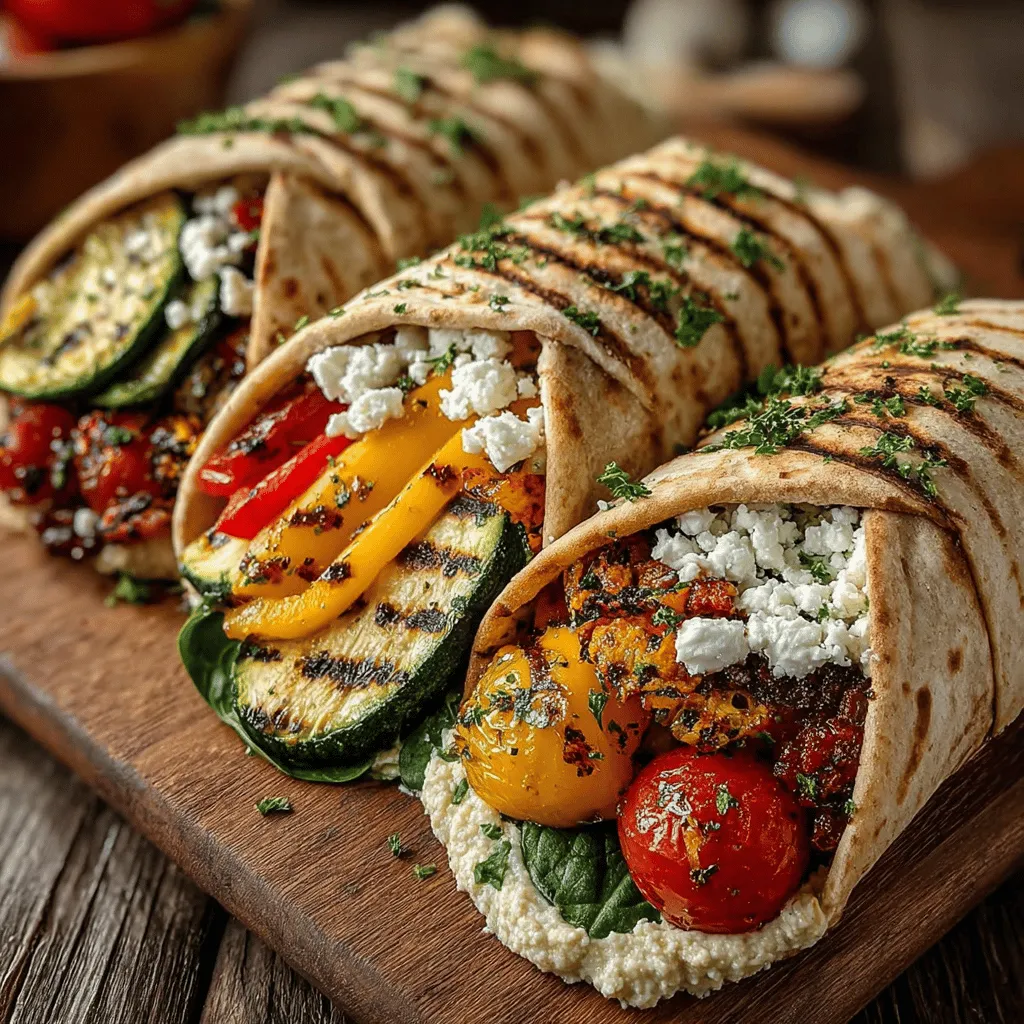 In the bustling realm of culinary creations, Colorful Mini Roasted Veggie Pita Wraps stand out as a vibrant and nutritious option that brings both flavor and health to the table. These delightful wraps are more than just a meal; they represent a celebration of seasonal vegetables, infused with spices and served in a soft whole wheat pita. This recipe is perfect for a busy weeknight dinner or as an easy, make-ahead lunch that you can enjoy throughout the week. With a medley of roasted veggies topped with creamy hummus, these wraps are not only rich in nutrients but also visually stunning, making them a feast for the eyes as much as for the palate.