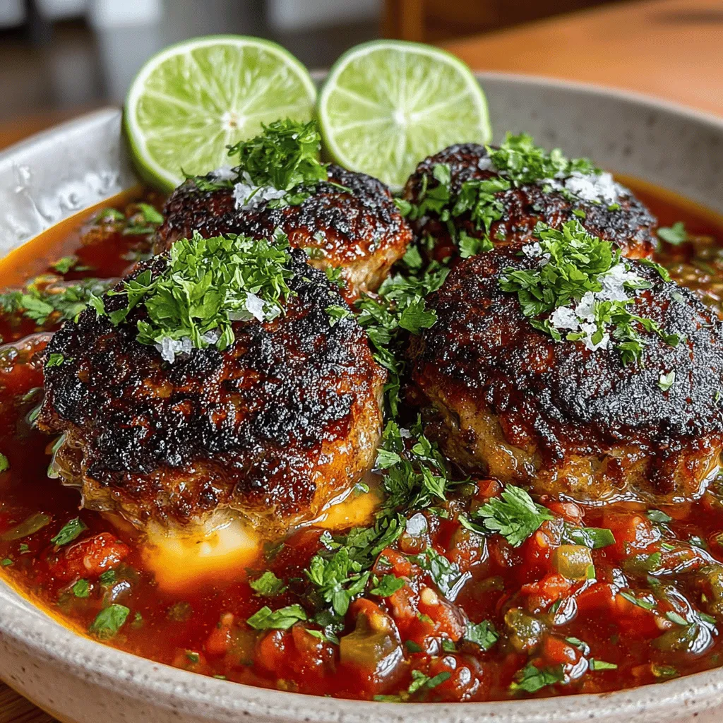If you're on the hunt for a dish that perfectly balances heat and flavor, look no further than Spicy Green Chili Meatballs. This recipe is not just about delivering a kick; it’s a harmonious blend of savory and spicy elements, making it a crowd-pleaser at any dinner table. Whether you’re cooking for a casual family meal or entertaining guests, these meatballs are sure to impress with their bold flavors and versatility.