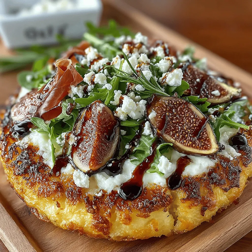The Fig & Prosciutto Delight Pizza is not just another pizza; it's a culinary masterpiece that harmoniously marries sweet, savory, and rich flavors in a single dish. This gourmet yet simple pizza elevates the traditional pizza experience and transforms it into a dining occasion. The allure of fresh, high-quality ingredients comes alive in every bite, making it an ideal choice for a cozy family dinner or an elegant gathering with friends. Whether you're hosting a casual get-together or simply treating yourself to a delightful meal, this pizza promises to impress with its exquisite balance of textures and flavors.