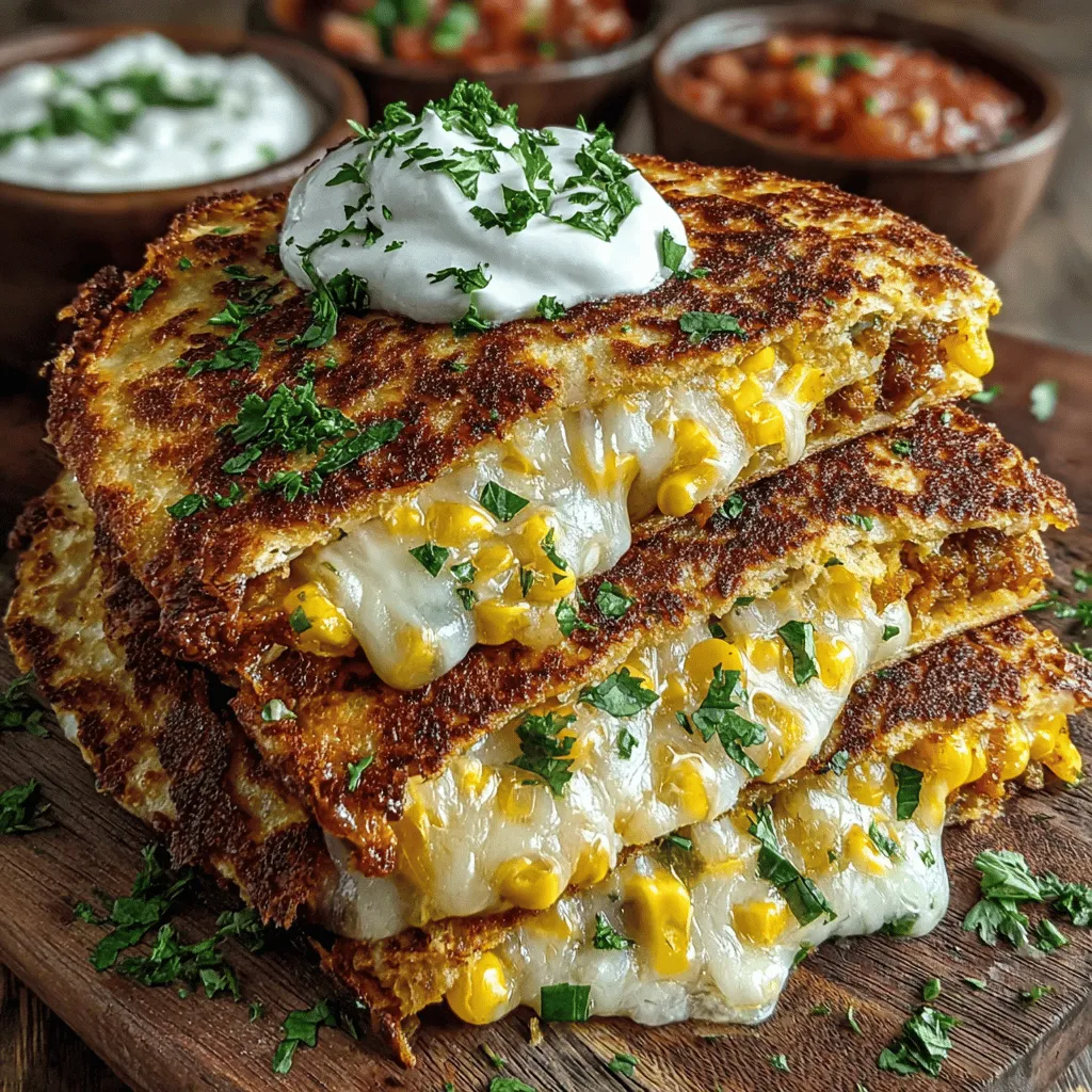 Quesadillas have earned their place as one of the most beloved dishes in Mexican cuisine, celebrated for their versatility and ease of preparation. Whether served as a snack, appetizer, or main course, these delectable creations offer endless possibilities for customization. Among the myriad of quesadilla recipes, Cheesy Green Chili Corn Quesadillas stand out as a particularly flavorful option that marries the sweetness of corn with the richness of melted cheese and the kick of green chilies. This recipe is not only simple but also delivers a delightful taste experience that is sure to please both kids and adults alike.